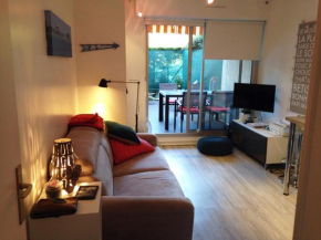 C208 Studio Cabine avec Terrasse proche Plage